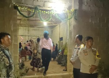 Polsek Pangean Amankan Perayaan Ibadah Natal 2024 Di Gereja GBIS Desa Sungai Langsat