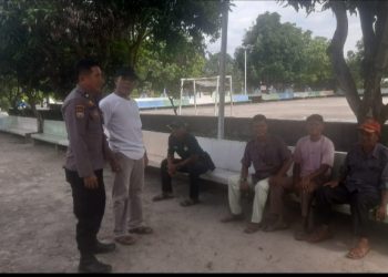 Jaga Kondusifitas Pasca Pilkada, Bhabinkamtibmas Himbau Jaga Kerukunan Antar Warga