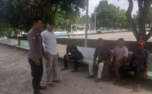 Jaga Kondusifitas Pasca Pilkada, Bhabinkamtibmas Himbau Jaga Kerukunan Antar Warga