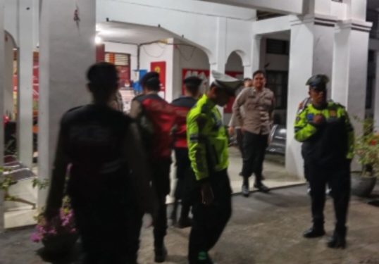 Polres Kuansing Gelar KRYD Dalam Rangka Jaga Stabilitas Keamanan Pasca Pilkada
